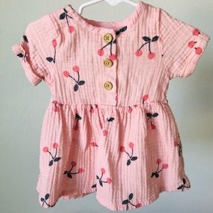 12M Modern Moments Light Pink Cherry Dress